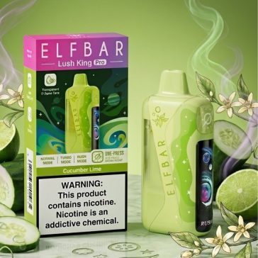 ElfBar Lush King Pro 40K - Cucumber Lime 5%