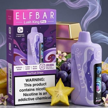 ElfBar Lush King Pro 40K - Starfruit Grape 5%