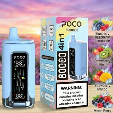   Poco FR80K /Blueberry Raspberry Lemonade/Strawberry Kiwi/Strawberry Mango/Mixed Berry/ 5%