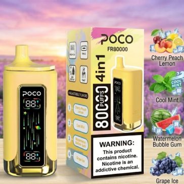   Poco FR80K /Cherry Peach Lemon/Cool Mint/Watermelon Bubble Gum/Grape Ice/ 5%