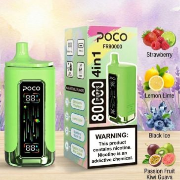   Poco FR80K /Strawberry Raspberry/Lemon Lime/Blueberry Black Ice/Passion Fruit Kiwi Guava/ 5%